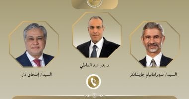 بدر عبد العاطي يجري اتصالين هاتفيين مع وزيرى خارجية الهند وباكستان