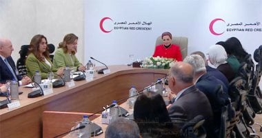 اليوم العالمى للصليب الأحمر والهلال الأحمر بحضور السيدة انتصار السيسى.. فيديو
