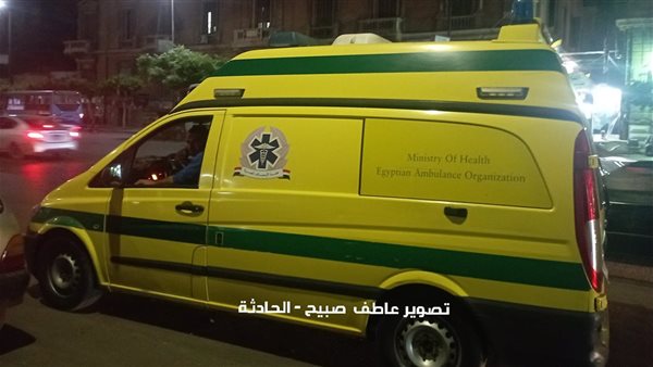 جثة ومصابان في حادث دهس سيارة لهم أثناء عبورهم الطريق بطرة في المعادي