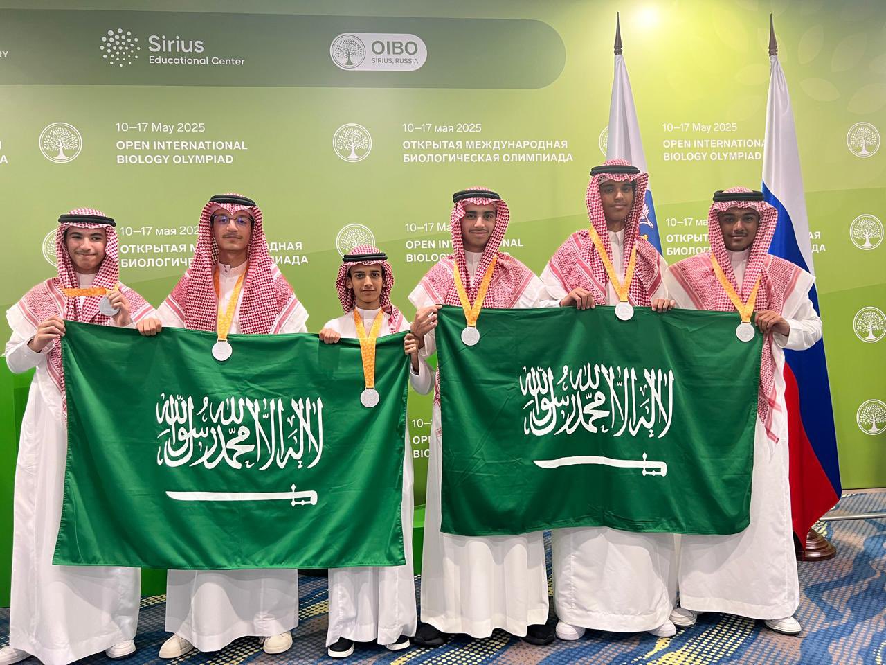 المملكة تحصد (6) ميداليات فضية في أولمبياد الأحياء الدولي المفتوح 2025